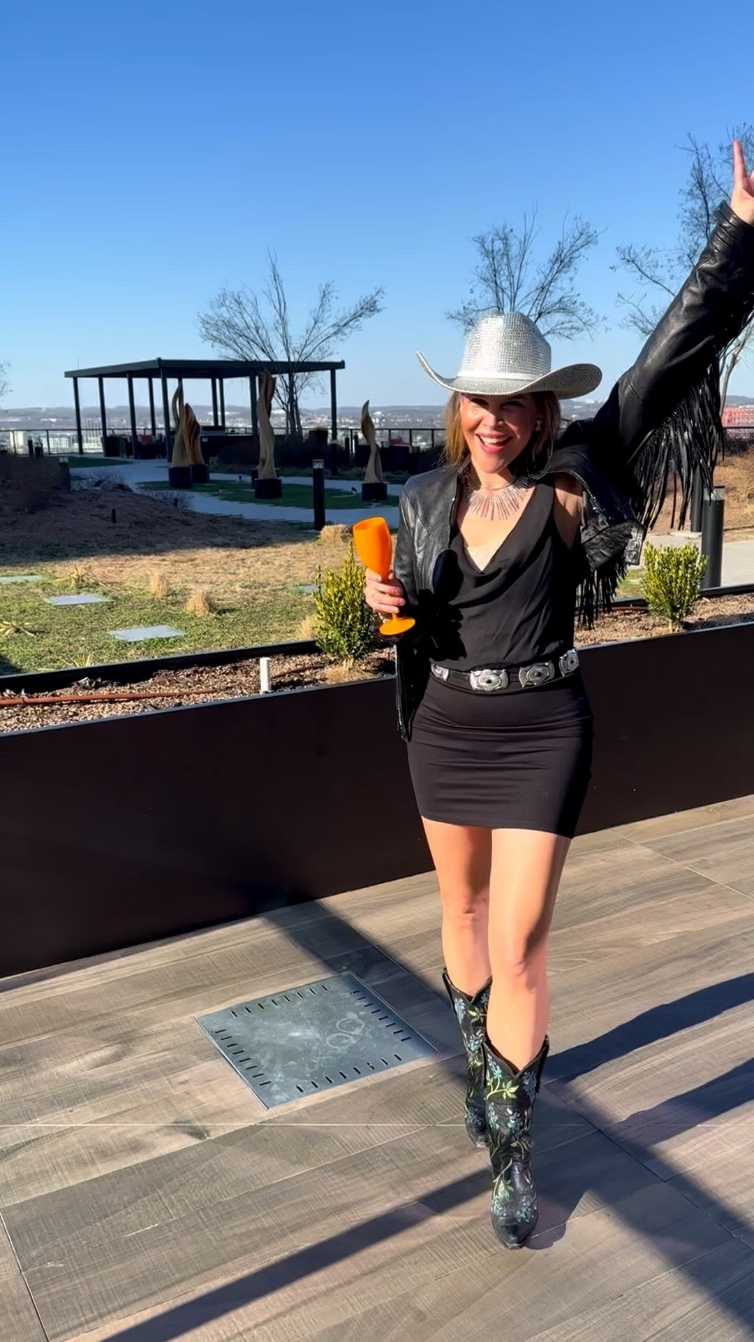 Just Add Diamonds 💎 Love this outfit for a day in Nashville or for the rodeo! My boots are from Rocketbuster Boots 🩵 #rodeo 

#LTKootd #LTKSeasonal #LTKdayinmylife