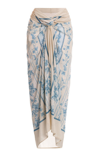 Lavanda Cotton-Silk Pareo | Moda Operandi (Global)