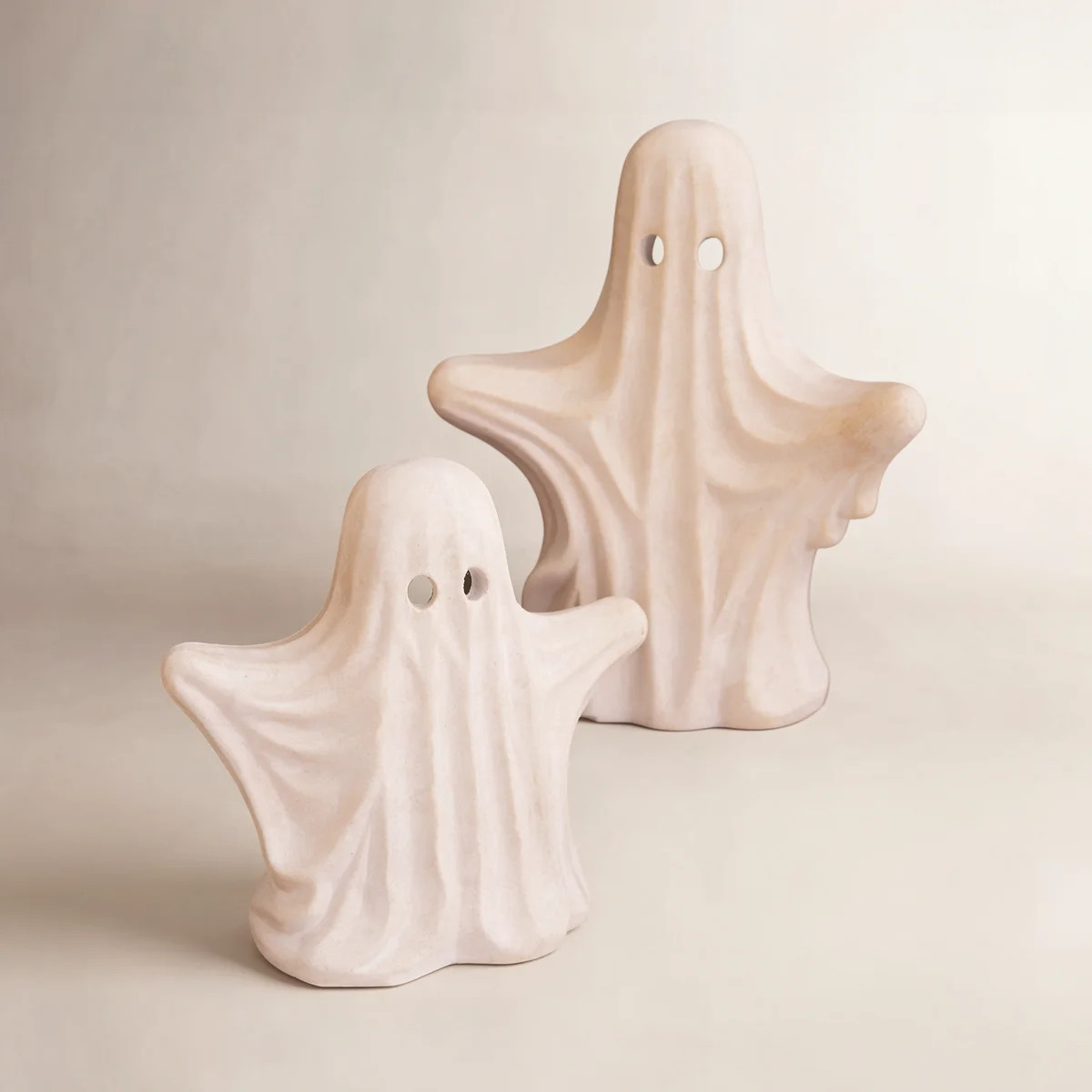 SET OF TWO CEMENT HALLOWEEN GHOSTS (Set of 2) | Wayfair North America
