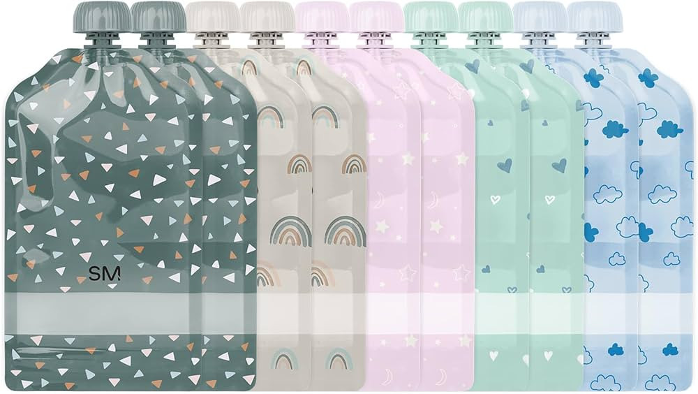 Simple Modern Reusable Baby Food Pouches for Toddlers | BPA Free Plastic, Food Safe, Freezer Safe... | Amazon (US)