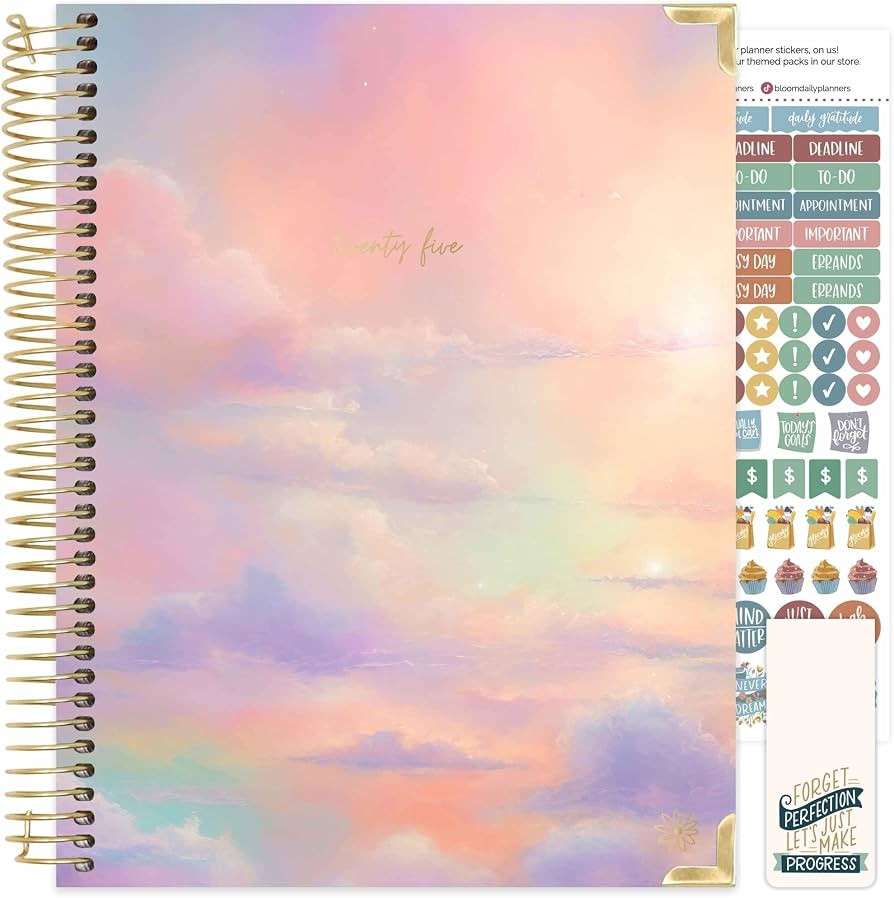bloom daily planners HARDCOVER 2025 (8.5" x 11") Calendar Year Day Planner (January 2025 - Decemb... | Amazon (US)