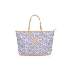 St. Anne Zippered Tote - Caitlin Wilson Leather Patch | Barrington Gifts