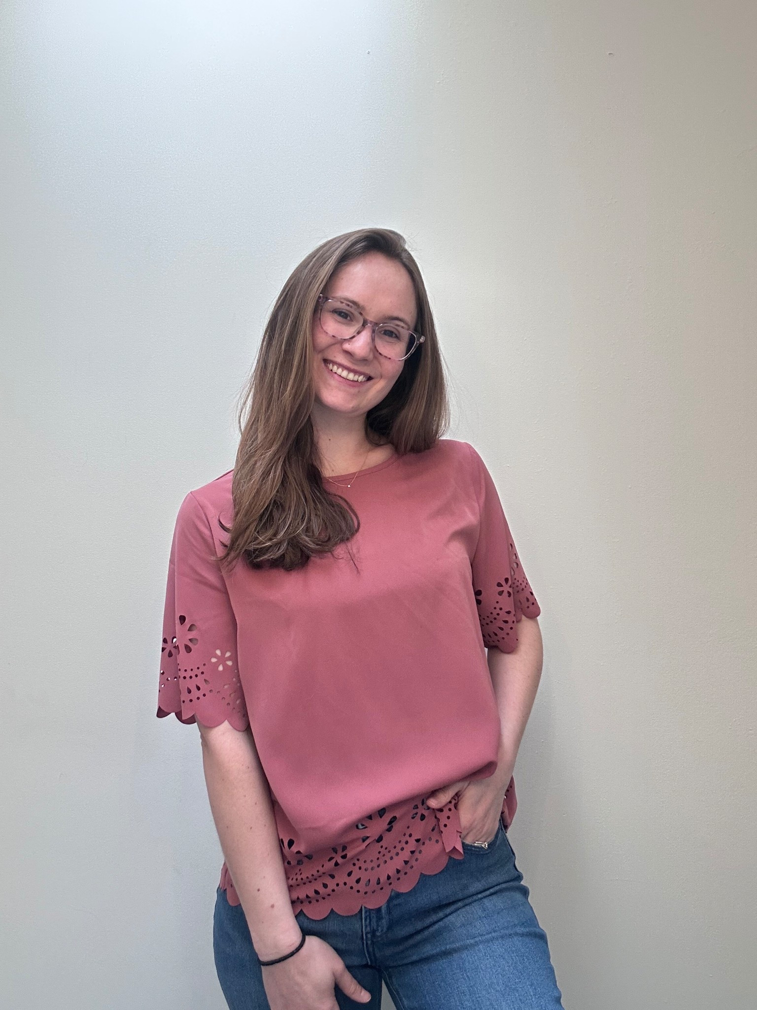 Outfit of the day! Just running errands so I out on this cute scalloped cutout top and paired it with jeans

#LTKSeasonal #LTKmomlife #LTKootd