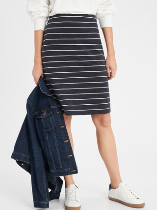 Knit Striped Pencil Skirt | Banana Republic Factory