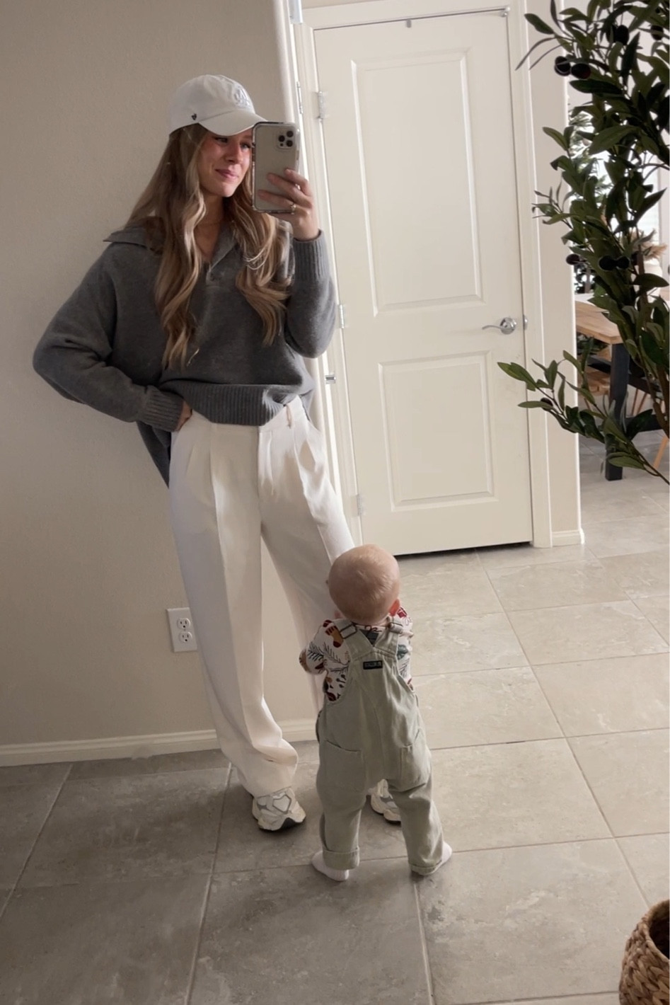 sweater is Zara! shoes are new balance 9060