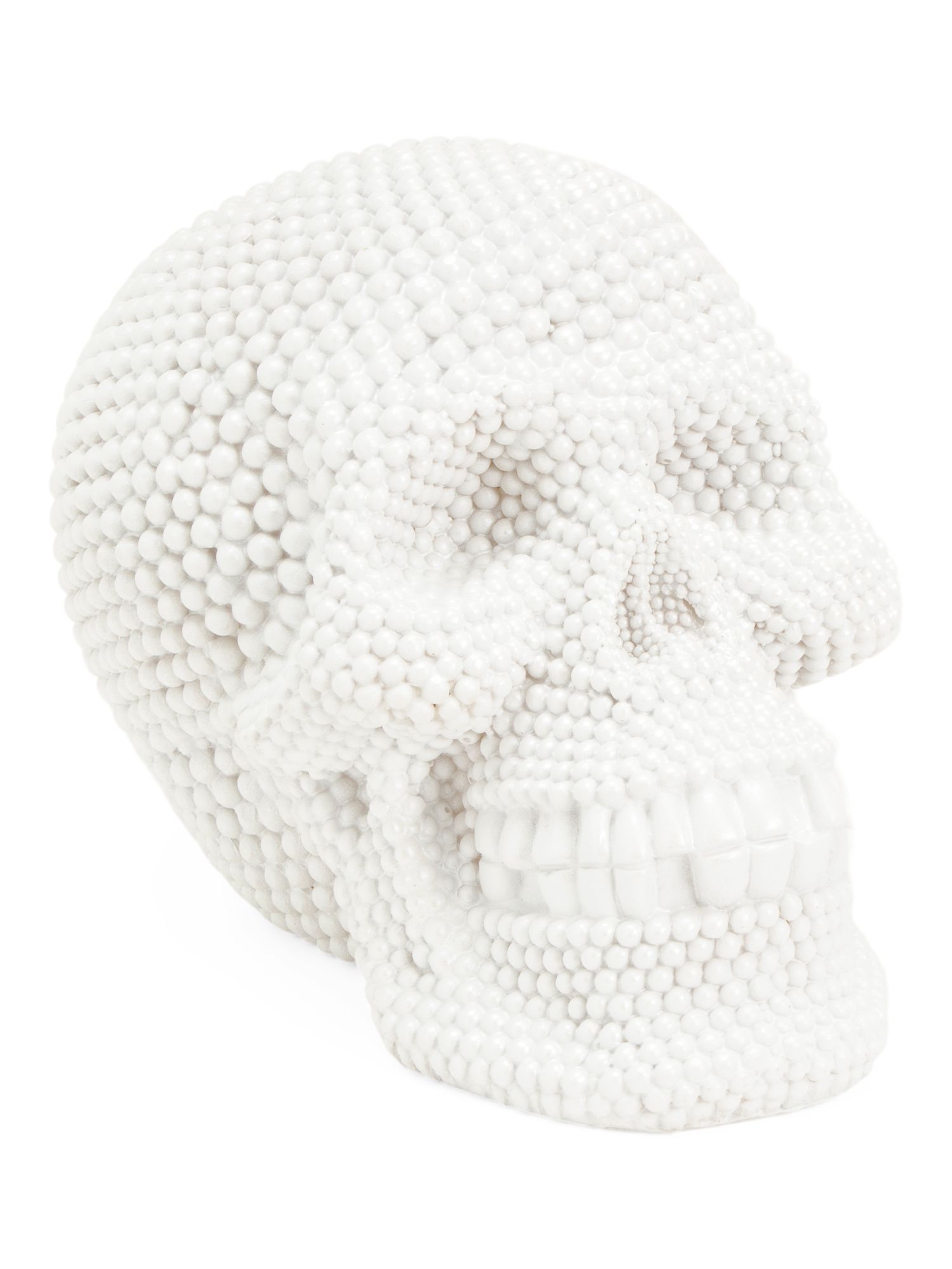 12in Large Beaded Skull | TJ Maxx