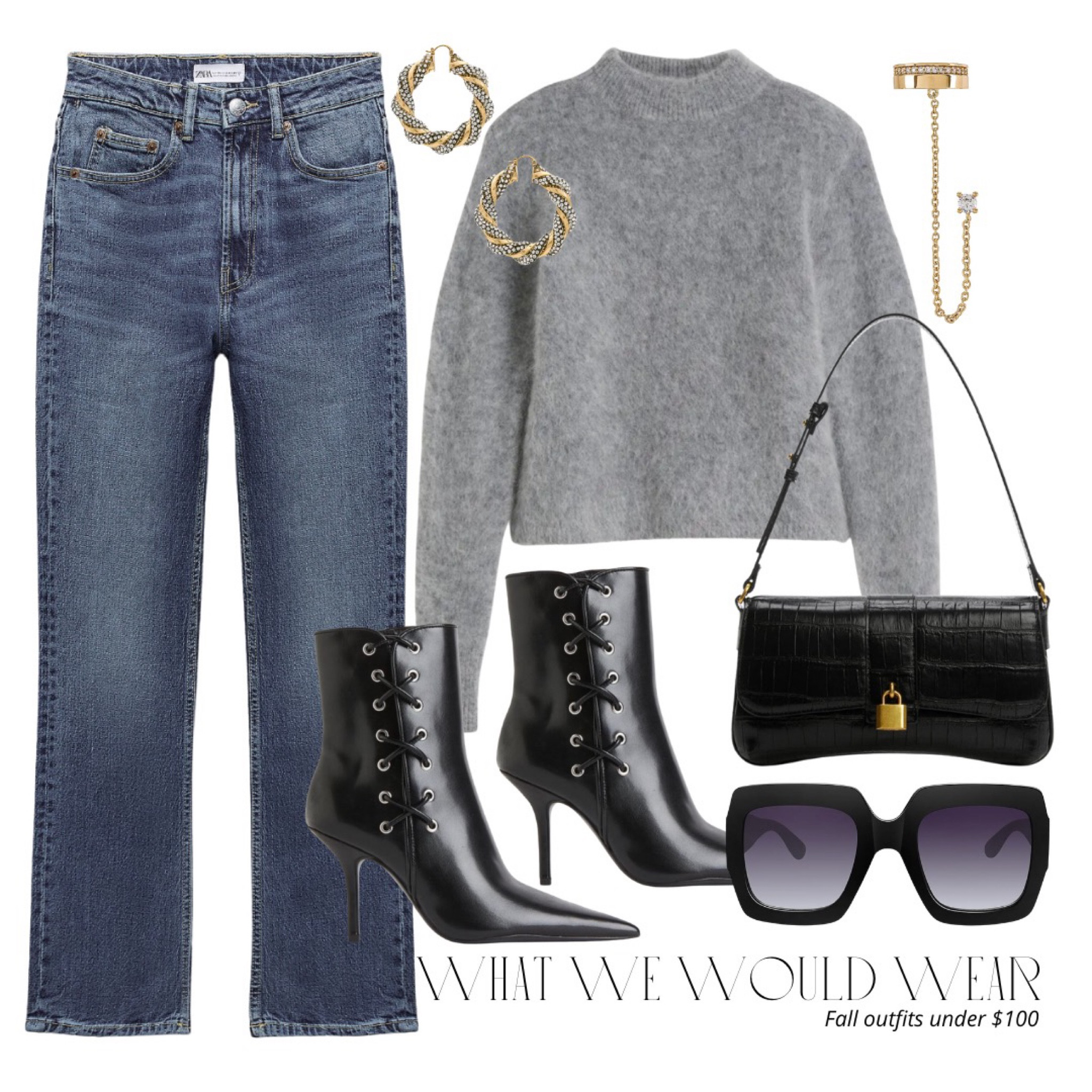 Fall looks 🍁🍂each item is under $100 - jeans are from Zara! Link in our bio for Zara items 