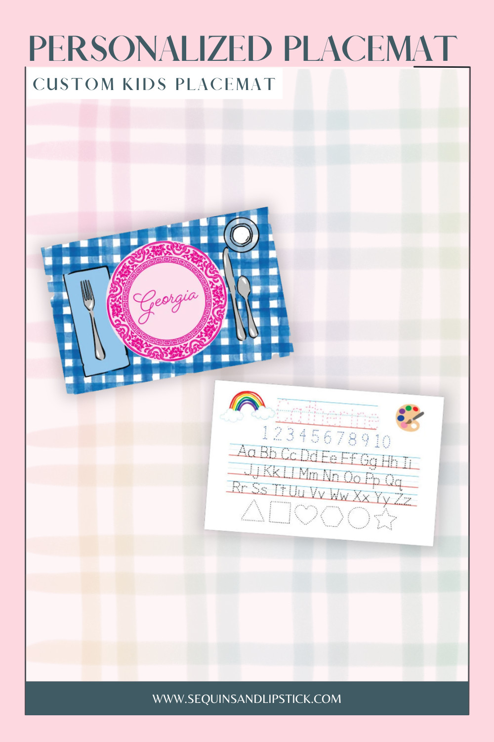 Make mealtime more fun and functional with personalized kids placemats designed just for them. Perfect for learning, creativity, and everyday use, these custom placemats help keep little ones engaged while adding a thoughtful touch to your table. 

 #LTKmomlife #LTKBaby #LTKKids