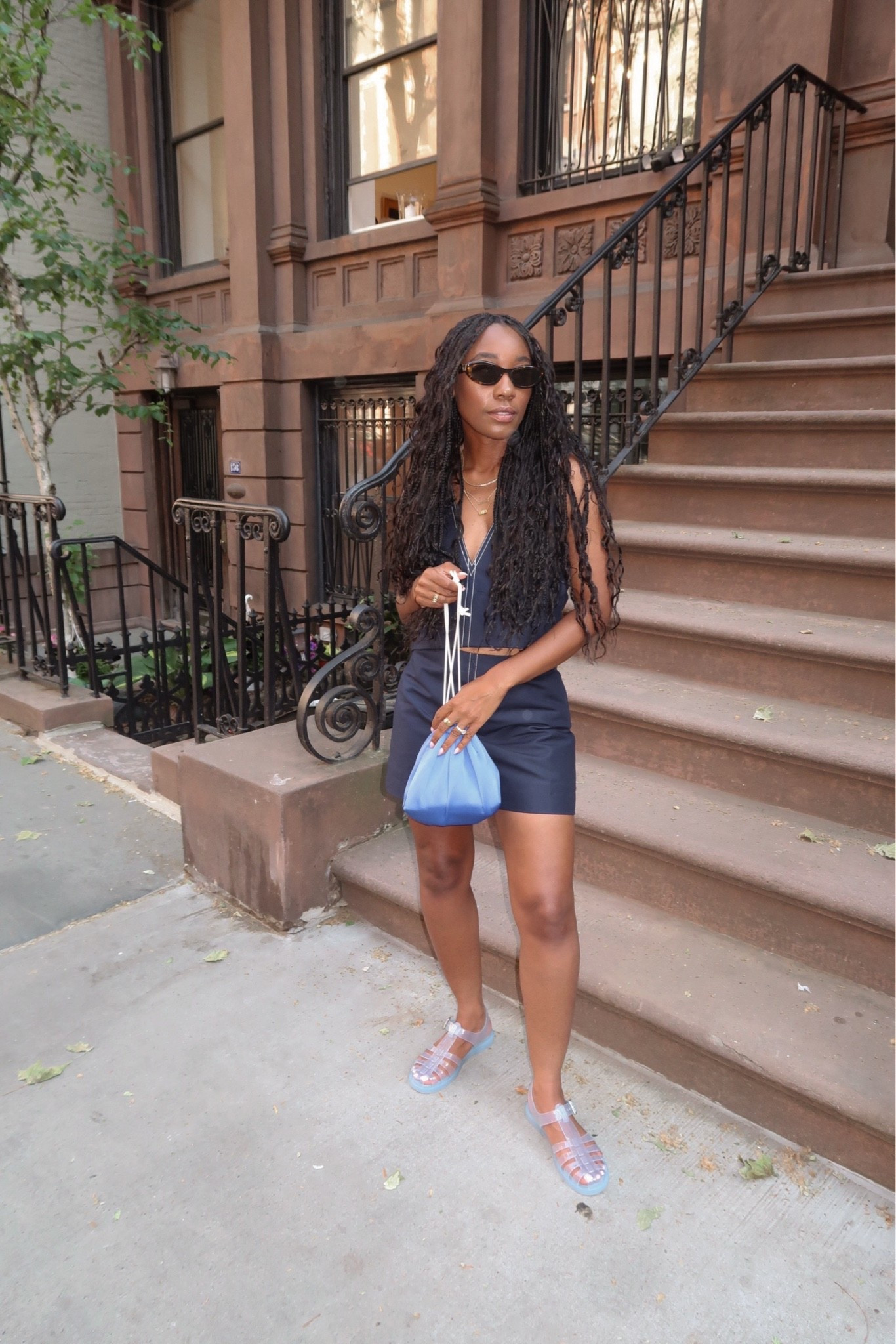 The cutest set for summer and jelly sandals

#LTKootd