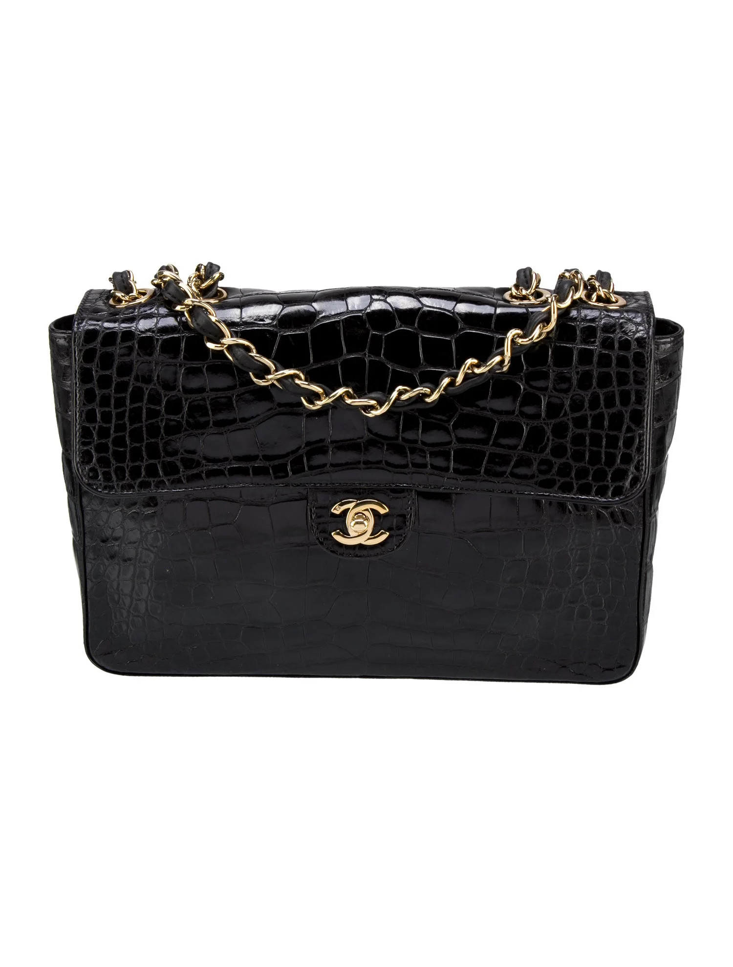 Vintage Alligator Jumbo Shoulder Bag | The RealReal