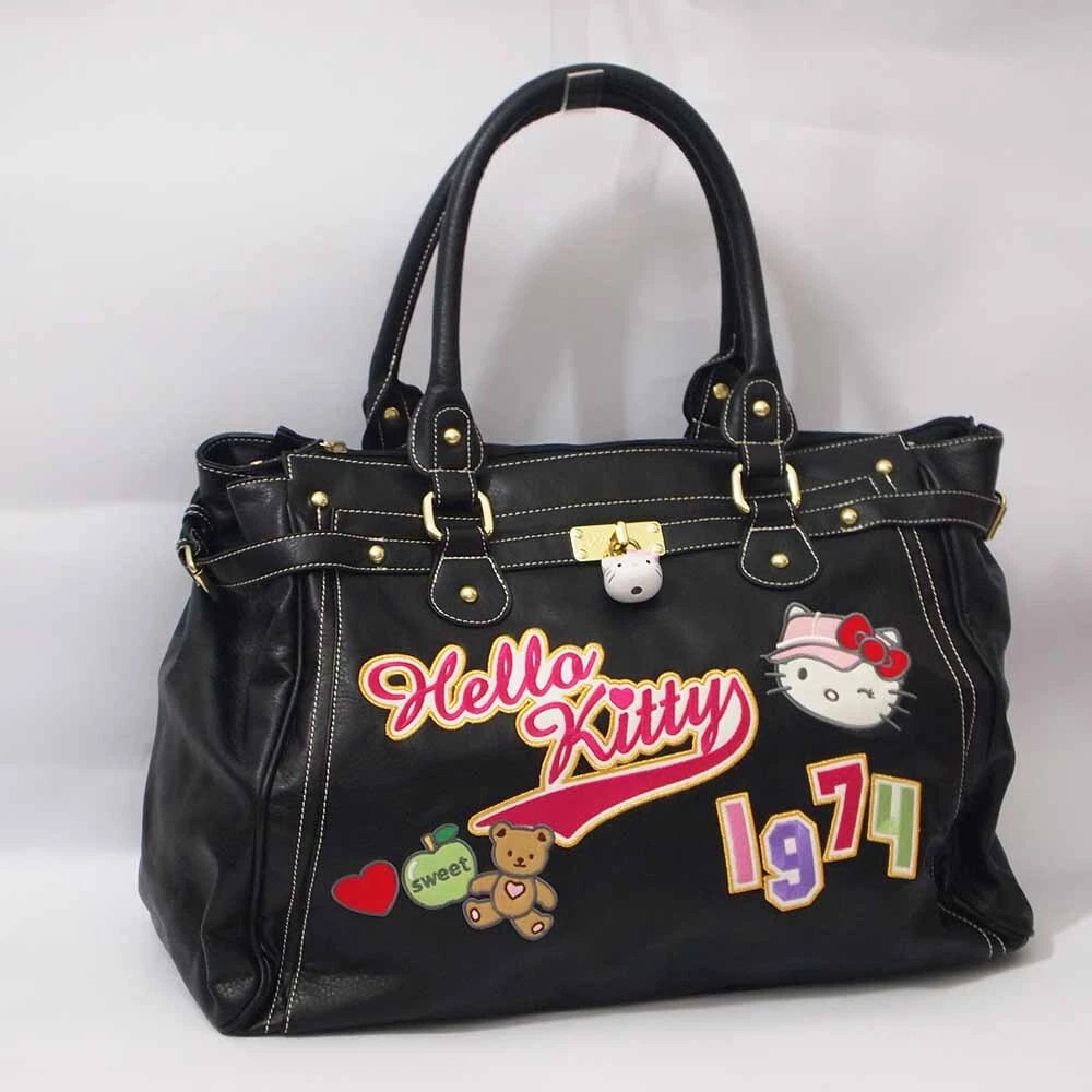 Borsa donna shoulder bag Hello Kitty  Sanrio Camomilla   grande 42 cm   MAJOSHOP  | eBay | eBay US
