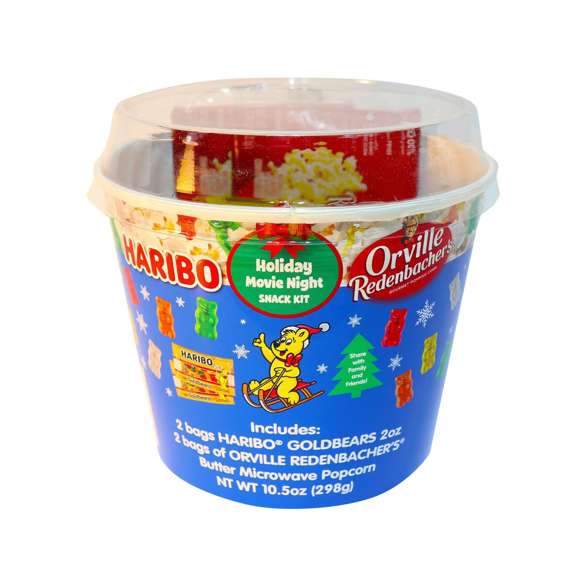 HARIBO Popcorn Bucket Gummy Christmas Candy - 10.5oz | Target