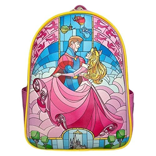 Loungefly Stained Glass Sleeping Aurora Beauty Mini Backpack Exclusive | Amazon (US)
