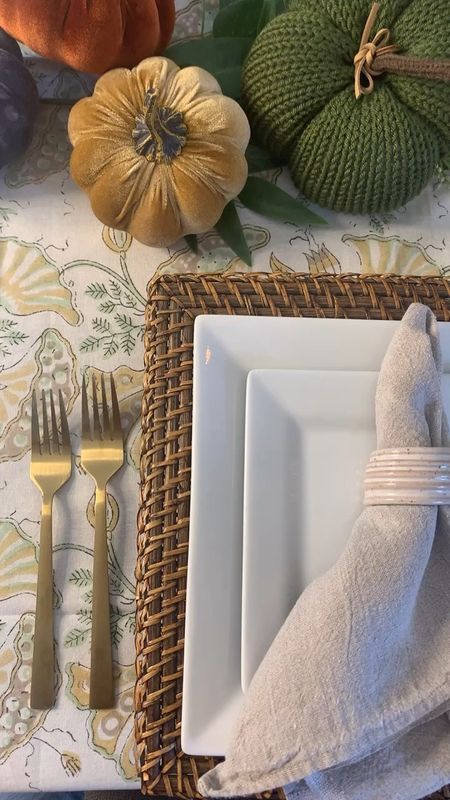 Embrace the upcoming fall season with enchanting tablescapes! Elevate your decor with the luxurious touch of velvet pumpkins and the rustic charm of dried hydrangeas. 🍂✨ 
#hostingtable

#LTKSeasonal #LTKhome #LTKFind