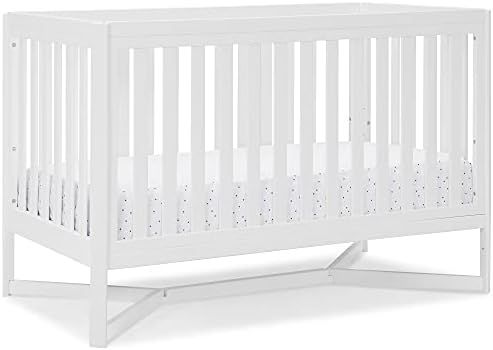 Delta Children Tribeca 4-in-1 Baby Convertible Crib, Bianca White | Amazon (US)