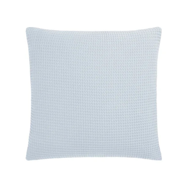 Gap Home Washed Waffle Decorative Square Throw Pillow Charcoal 18" x 18" - Walmart.com | Walmart (US)