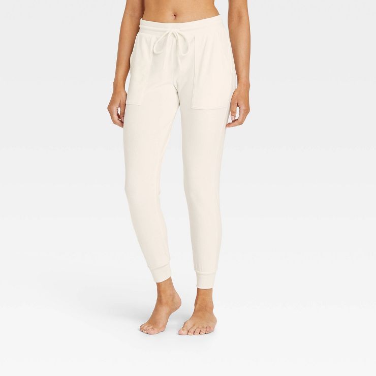 Women's Cozy Fleece Lounge Jogger Pants - Stars Above™ | Target