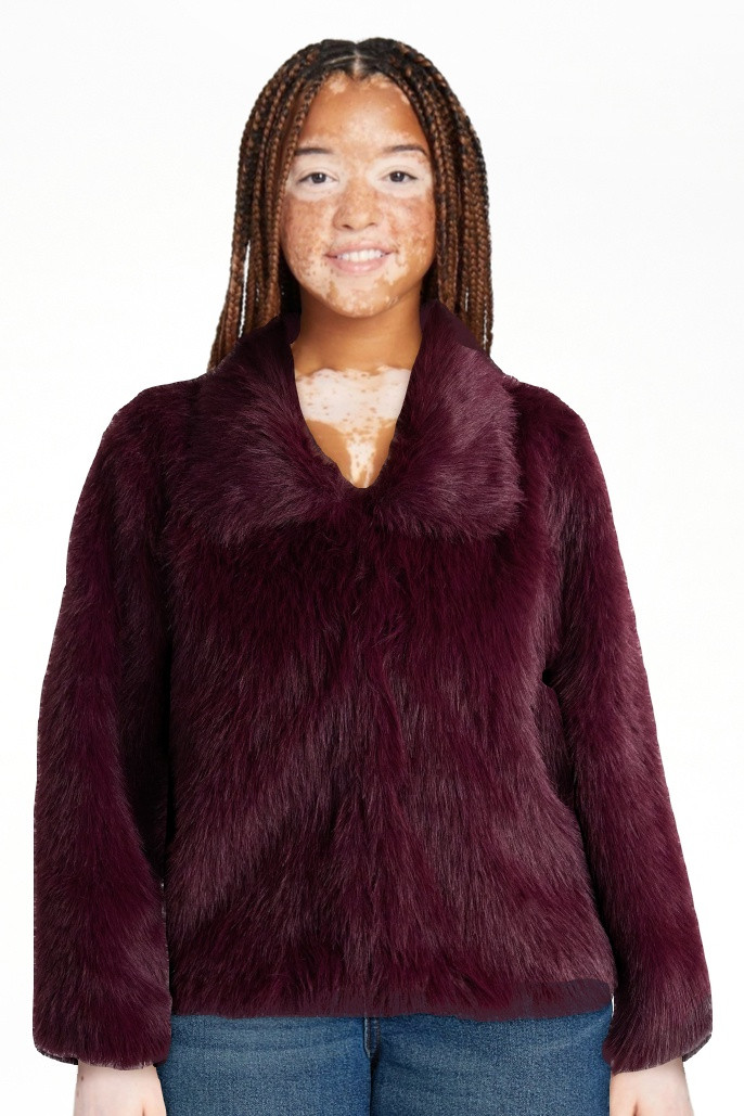 No Boundaries Faux Fur Coat, Women's and Plus | Walmart (US)