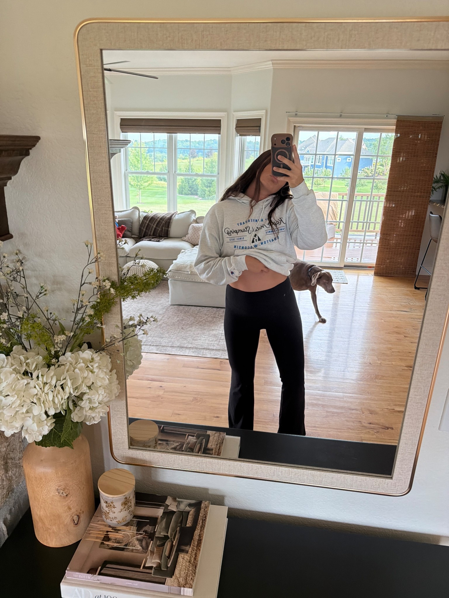Stretchy comfy flare pant - can’t wait for cozy season and a growing bump

#LTKBump #LTKmomlife #LTKgrwm