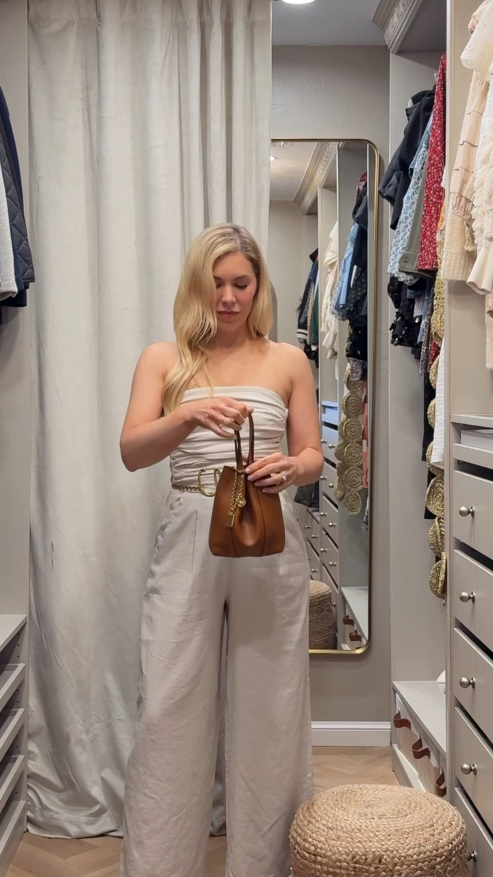 This is the perfect summer jumpsuit. (Stays up too!)
Linked to where to get this Chloe belt and Chloe bag for less 👏🏻

Summer outfit 
Summer
Vacation outfit

#LTKdayinmylife #LTKgrwm #LTKootd