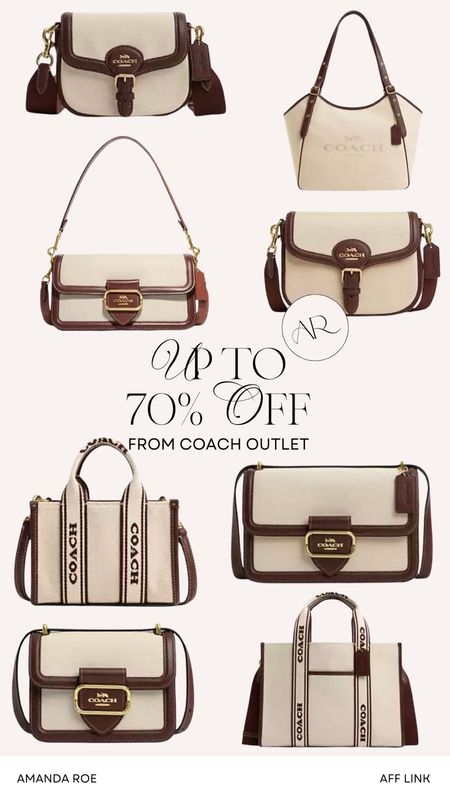 Up to 70% off these gorgeous Coach outlet finds!!

Neutral handbag, brown handbag, cream handbag, spring handbag, summer handbag 

#LTKstyletip #LTKitbag #LTKSeasonal