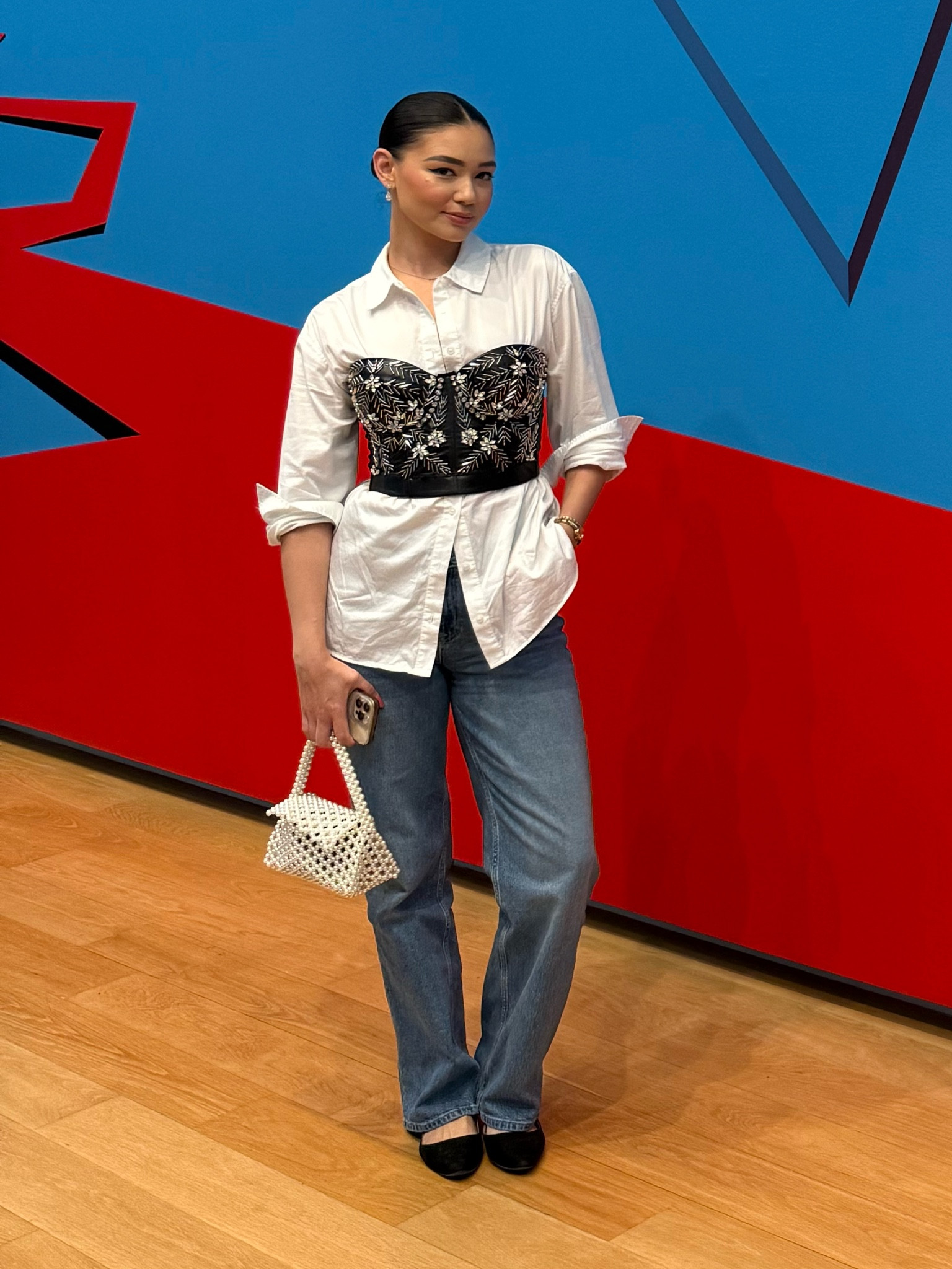 Embroidered Corset with White Shirt ✨✨✨

#LTKFindsUnder50 #LTKFindsUnder100 #LTKStyleTip