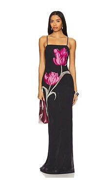 Lovers and Friends Kennedy Gown in Black from Revolve.com | Revolve Clothing (Global)