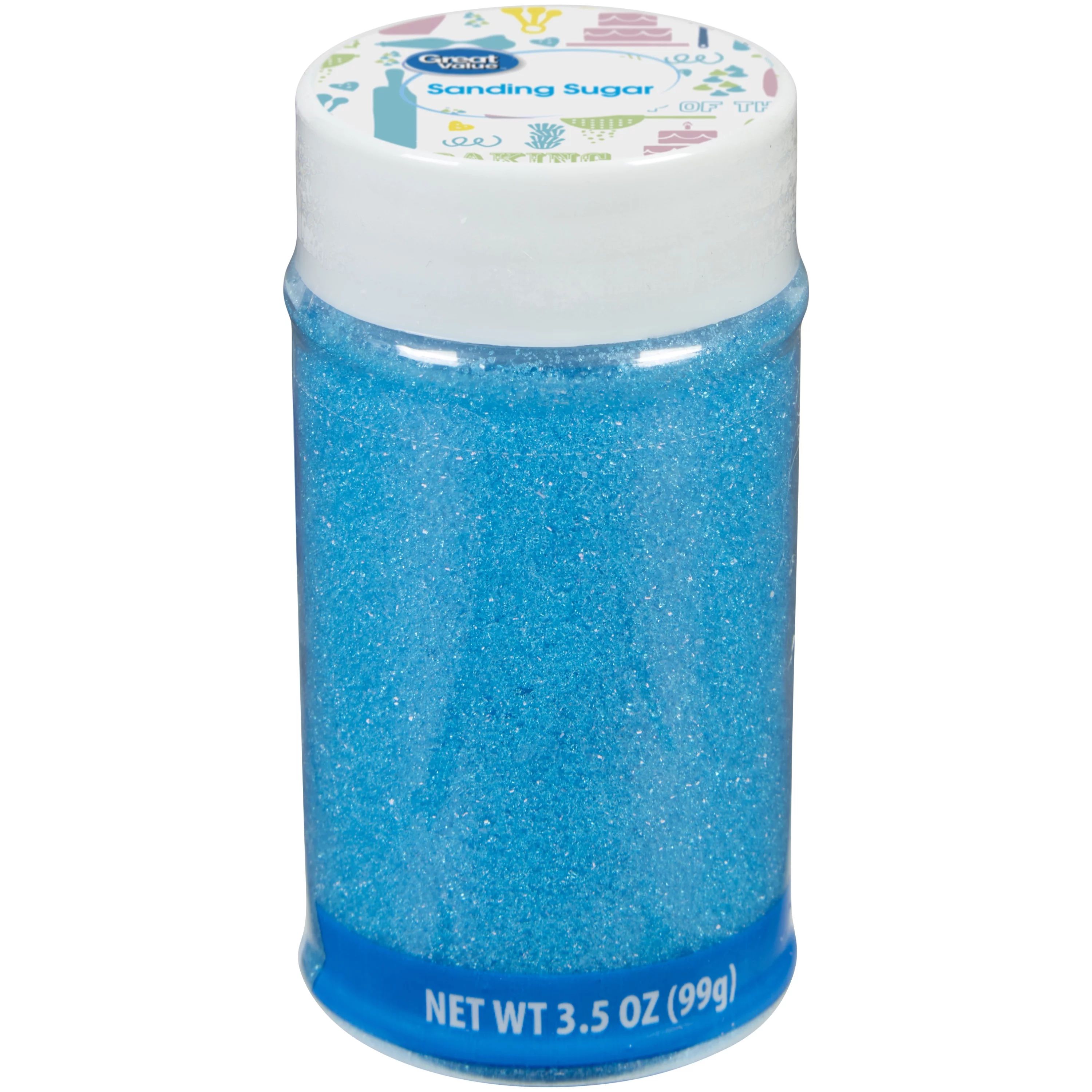 Great Value Light Blue Sparkling Sugar, 3.5 oz. - Walmart.com | Walmart (US)