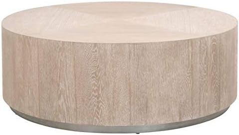 Star International Furniture District Roto Wood Large Coffee Table in Gray | Amazon (US)