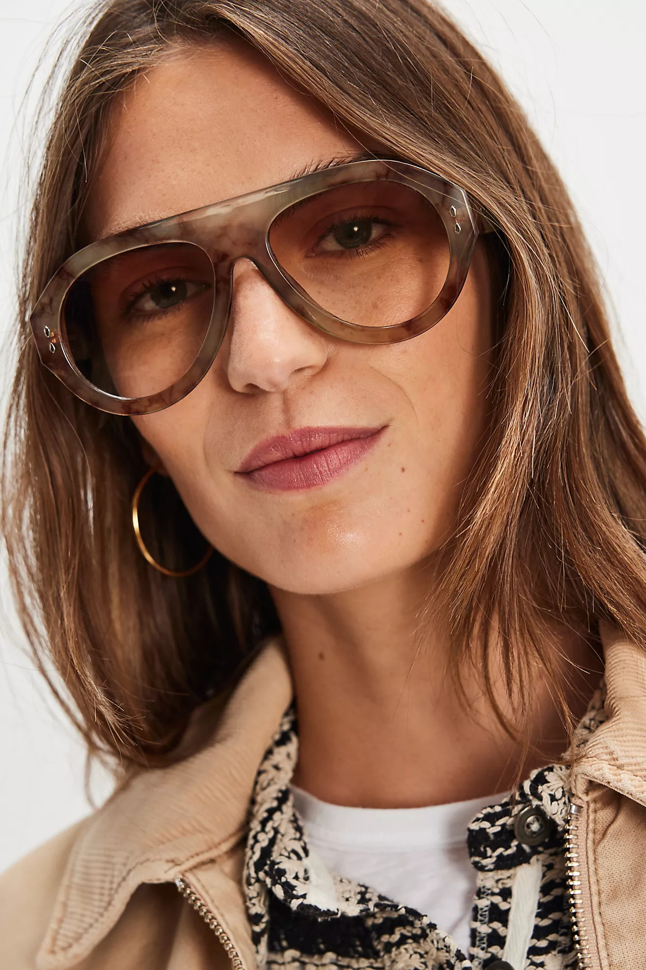 Cruise Oversized Aviator Sunglasses | Free People (Global - UK&FR Excluded)