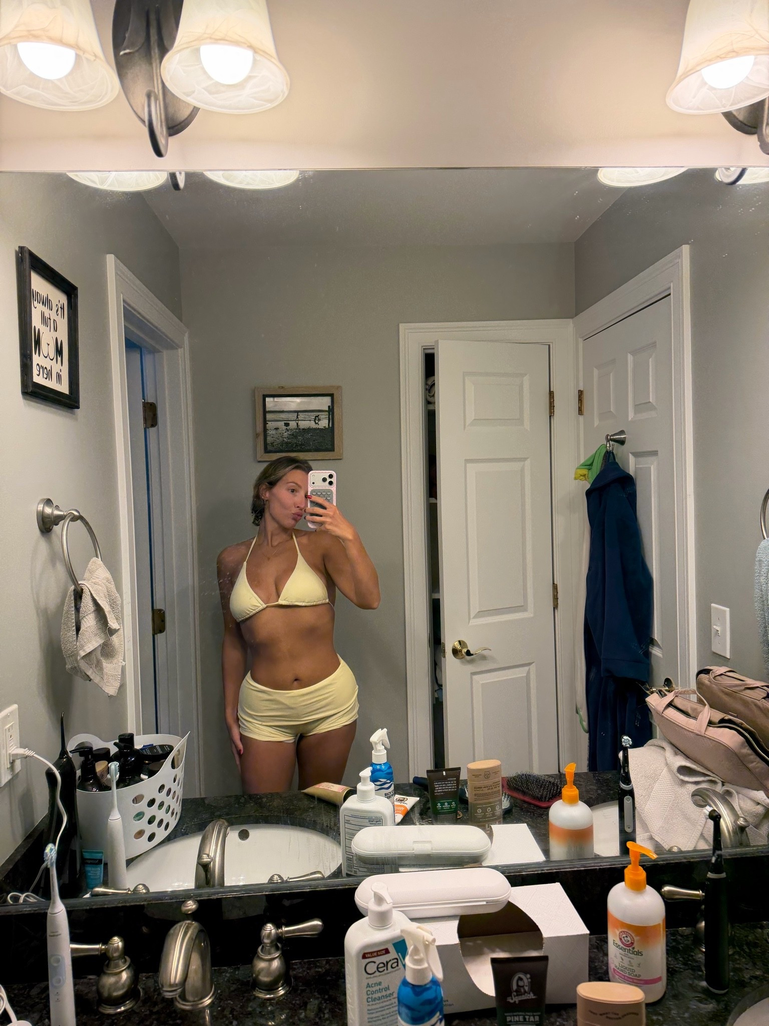 Bringing all the sunshine in this buttery yellow swimsuit—easy, flattering, and made for pool days and beach getaways. ☀️💛 Linked in my LTK! #LTKSwim #SummerStyle #BeachOutfit #VacationStyle #SwimwearStyle #LTKFinds
