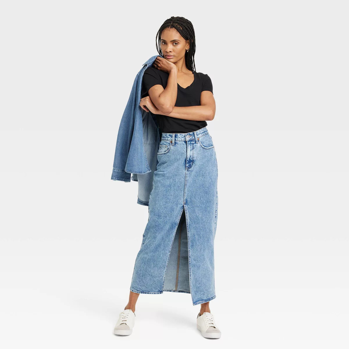 Women's Denim Maxi Skirt - Universal Thread™ | Target
