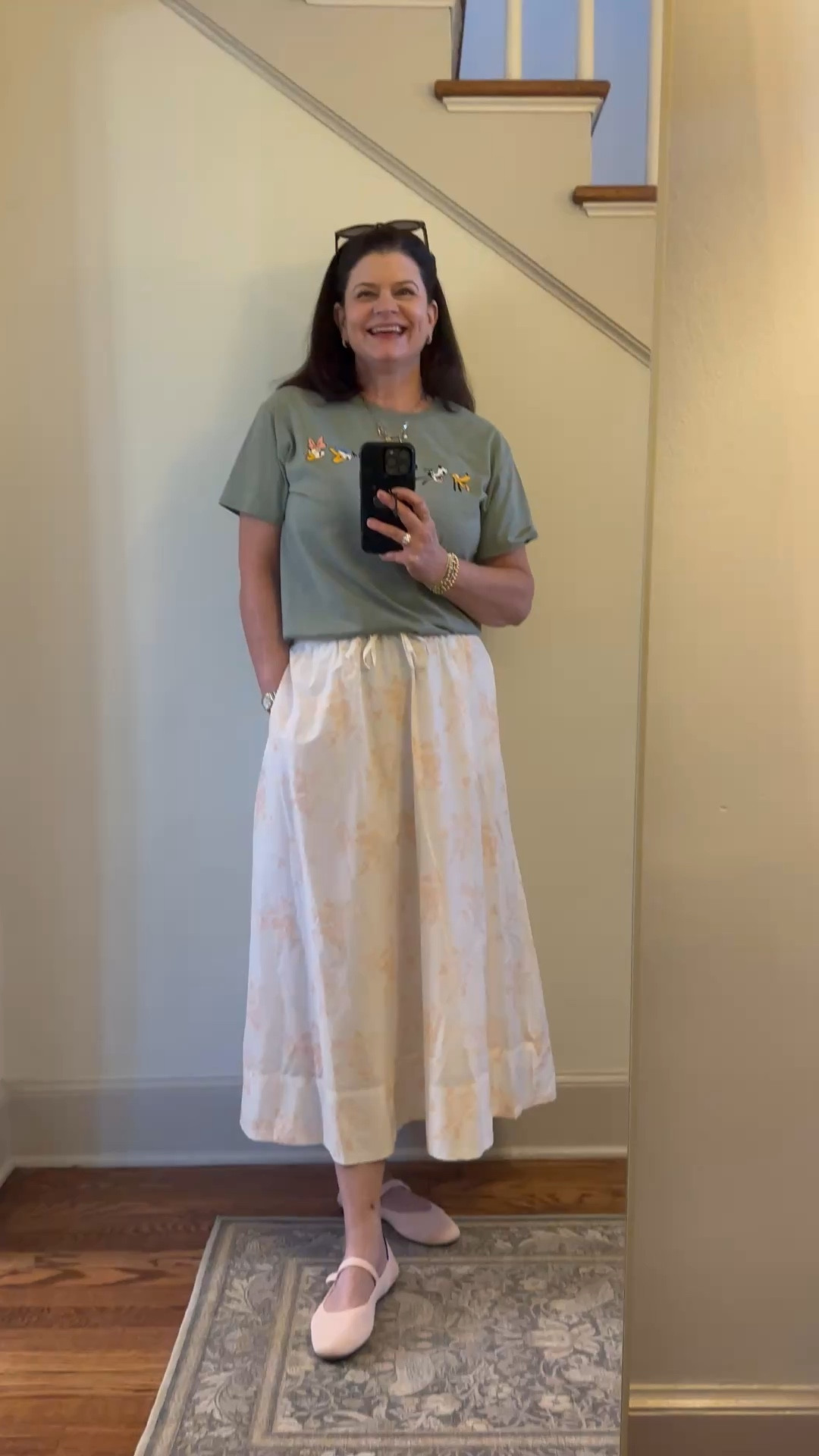 Heading to Disney and have an evening dinner reservation after some relaxing at your resort? I would pair this with some sneakers and wear this to the parks for a fun, comfortable look for photos at night with the family!

#LTKTravel #LTKSaleAlert #LTKKids