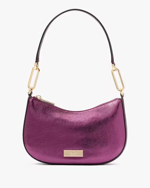 Nina Metallic Shoulder BagComparable Value$369$125(66% off)  $93.75 with EXTRA 25% OFF!code EARLY... | Kate Spade Outlet