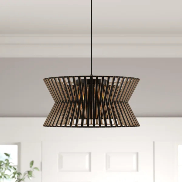 Arba 3 - Light Dimmable Drum Chandelier | Wayfair North America