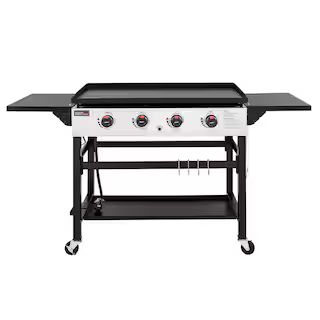 4-Burner 36 in. Flat Top Propane Griddle Gas Grill for Outdoor Events, Camping and BBQ | The Home Depot