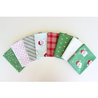 Santa Fabric Bundle/Snowman Christmas | Etsy (US)