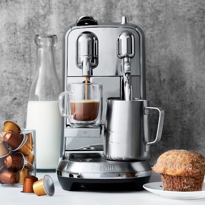 Nespresso Creatista Plus Espresso Machine by Breville | Williams Sonoma | Williams-Sonoma