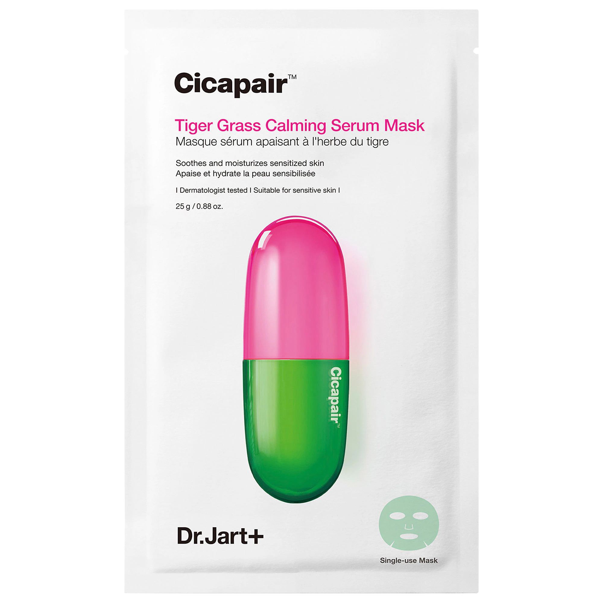 Dr. Jart+ Cicapair™ Tiger Grass Calming Serum Mask 1 Mask | Sephora (US)