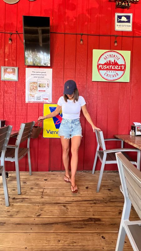 Summer dive bar outfit 
Top in a xs 
Shorts in a 2 - if in between sizes, go up.
Shoes true to size 

Summer shorts | casual summer outfit | 



#LTKFindsUnder50 #LTKFindsUnder100 #LTKStyleTip