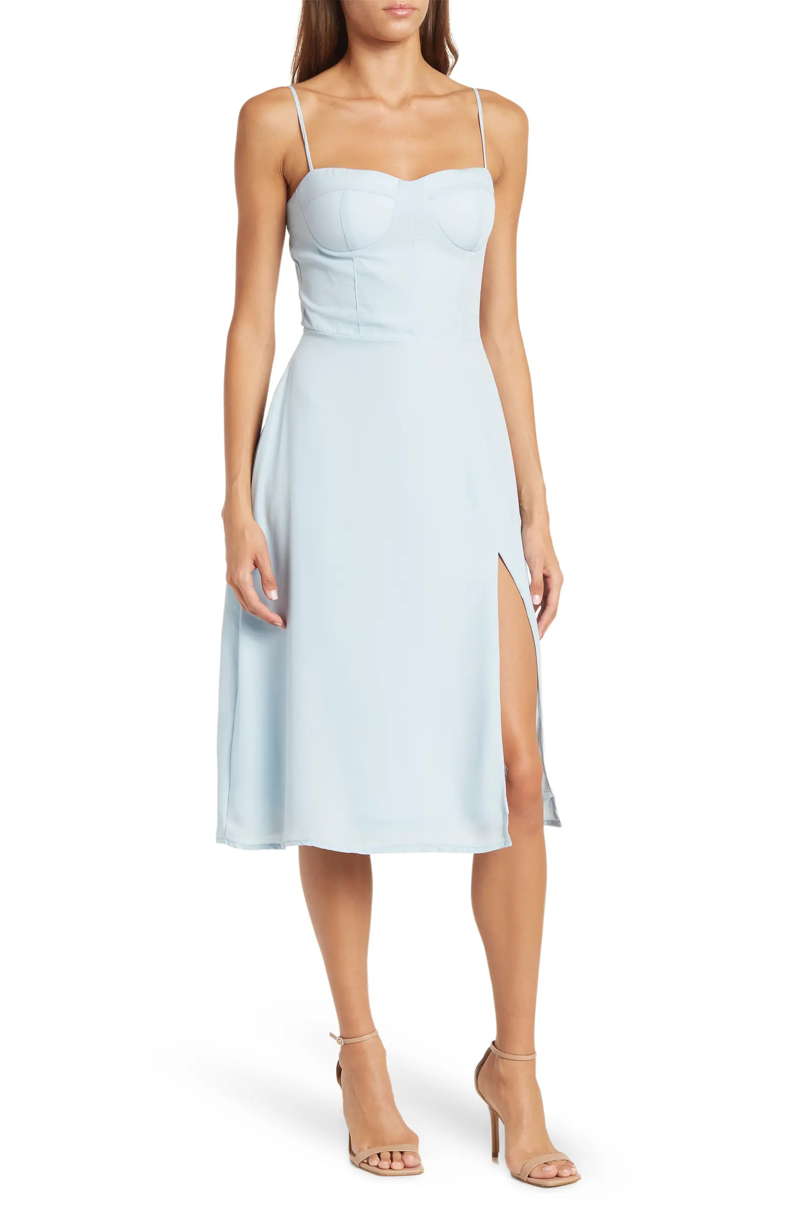 Corset Top Midi Dress | Nordstrom Rack