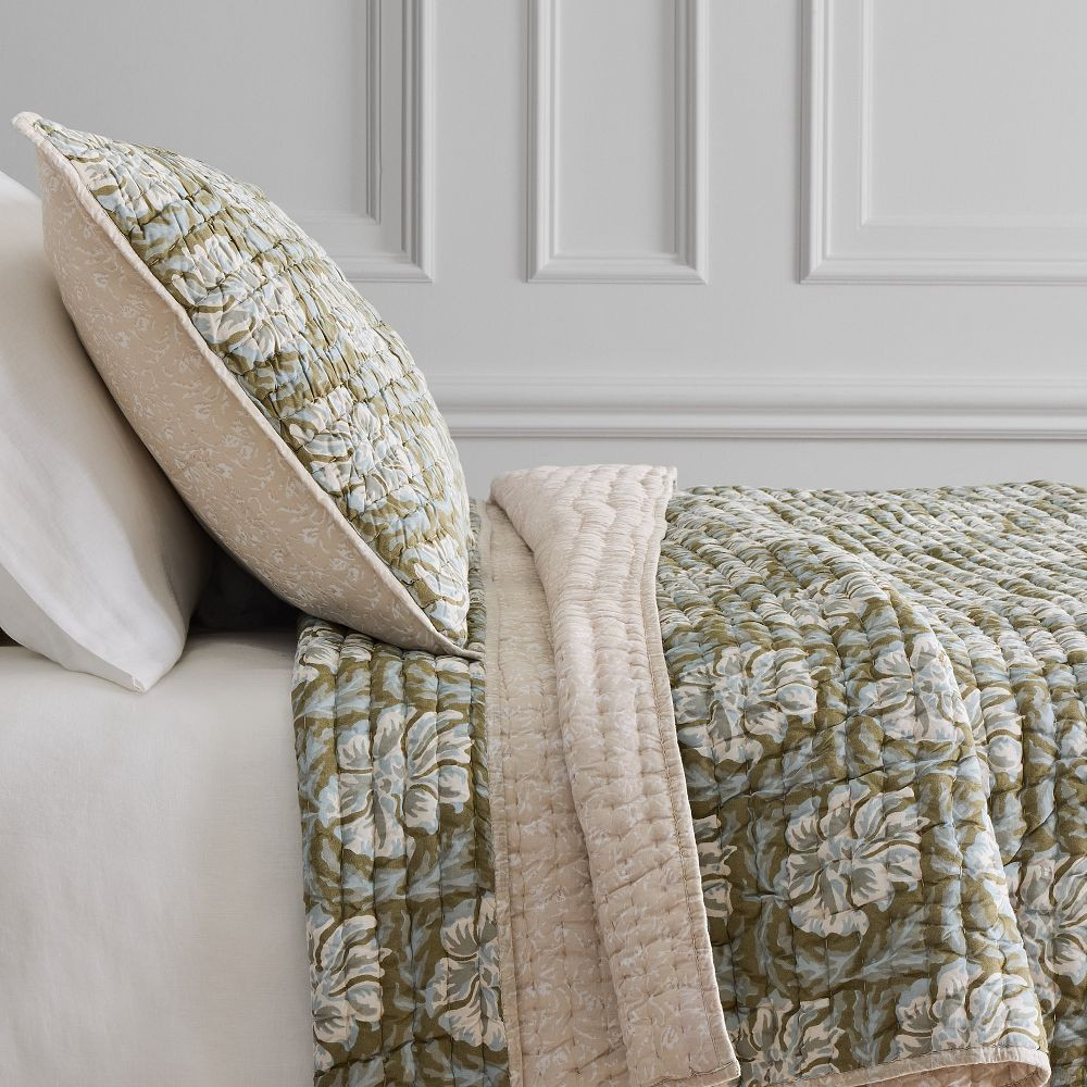 Lennon Floral Reversible Quilt | West Elm (US)