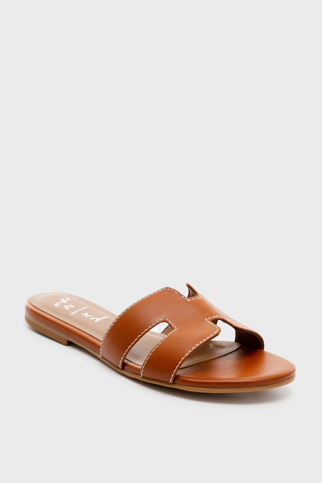 Cognac Leather Alibi Sandals | Tuckernuck (US)