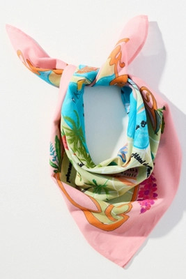 Vismaya Summer Edit Cotton Square Scarf | Anthropologie (US)
