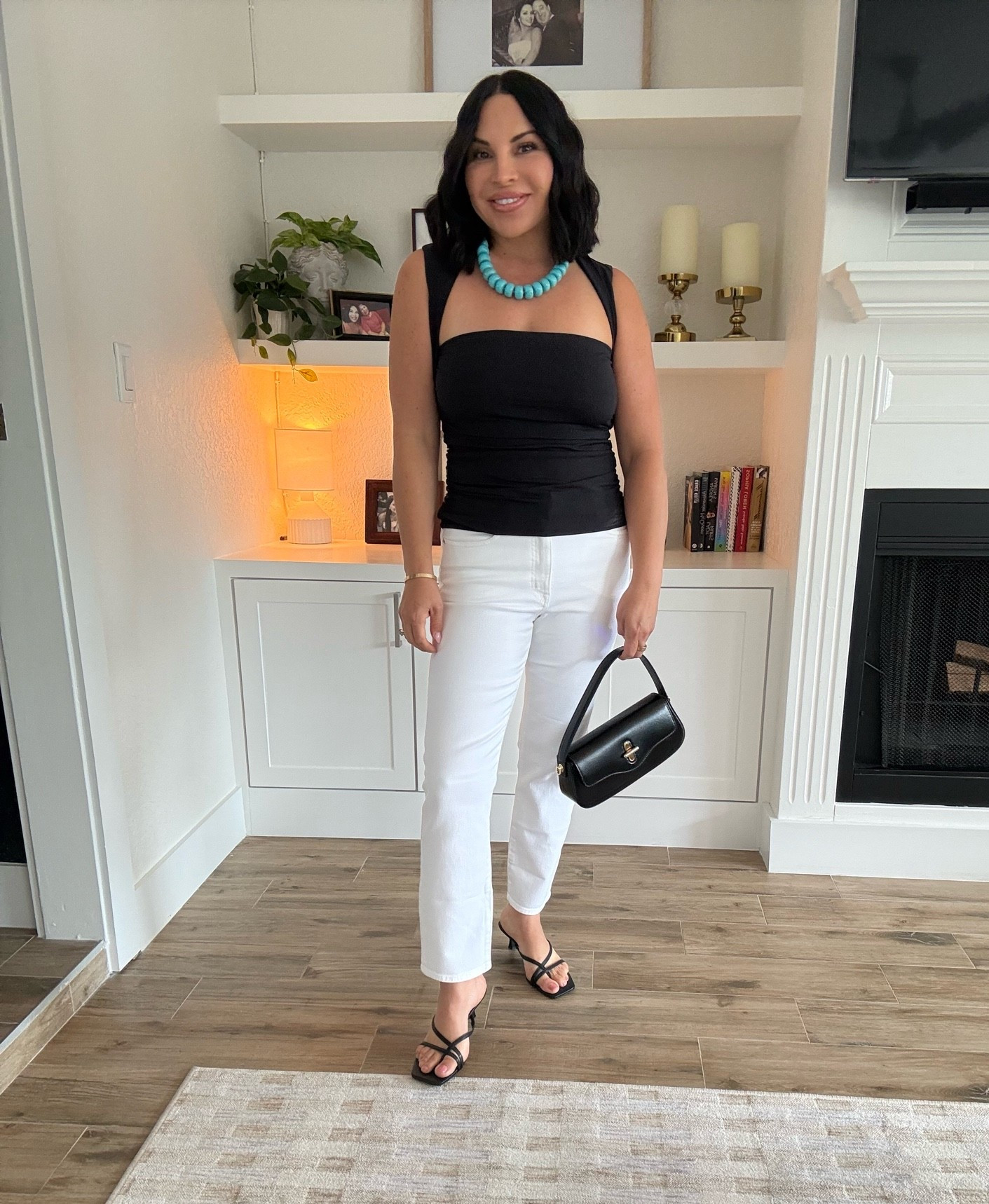 The most perfect pair of white denim jeans for summer or every day