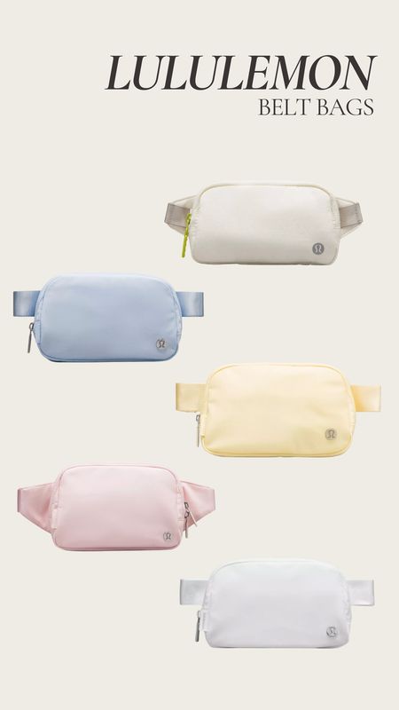 Lululemon belt bags! Rounded up a few of the new belt bag colors - they’re perfect for summer!

Lululemon, belt bags, lululemon bag, summer colors, summer style, summer accessories #LTKfindsunder50 #LTKfindsunder100

#LTKSeasonal