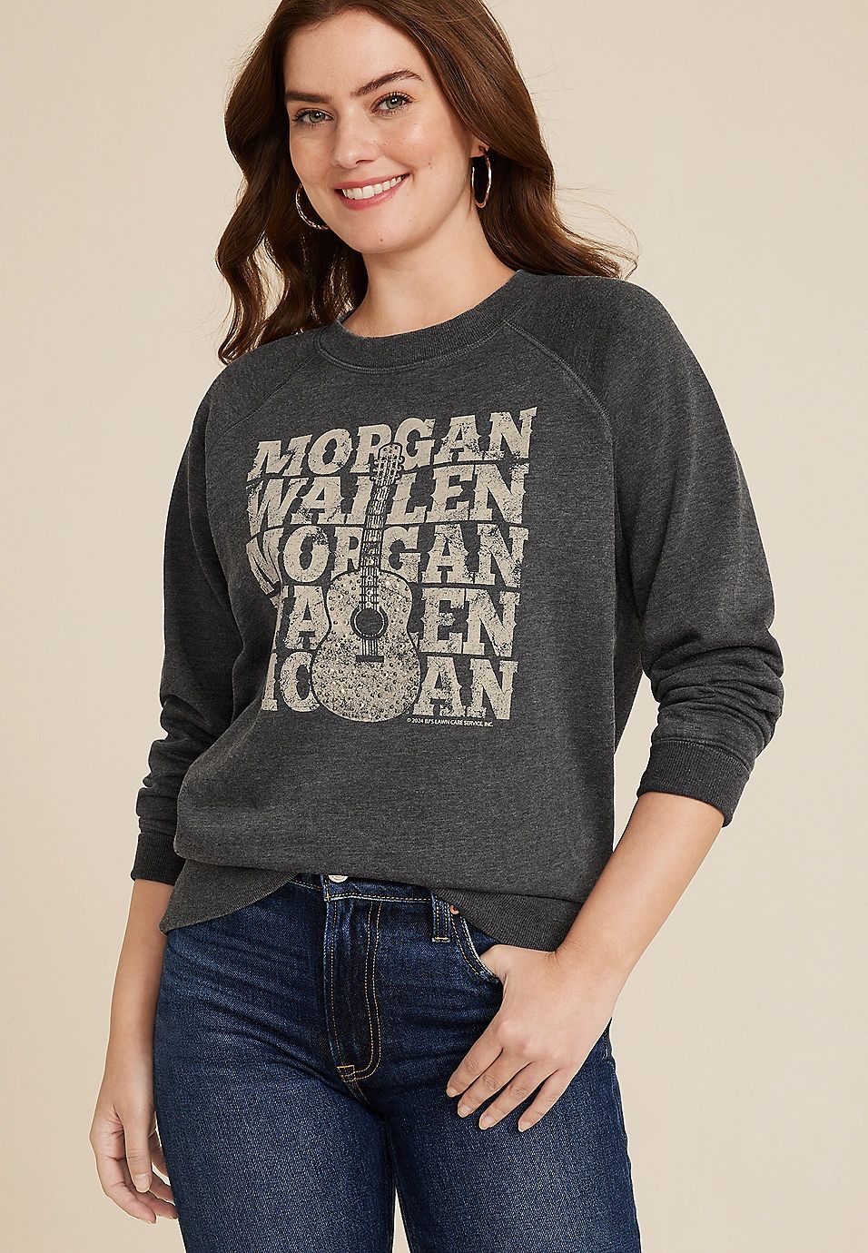 Morgan Wallen Guitar Sweatshirt | Maurices