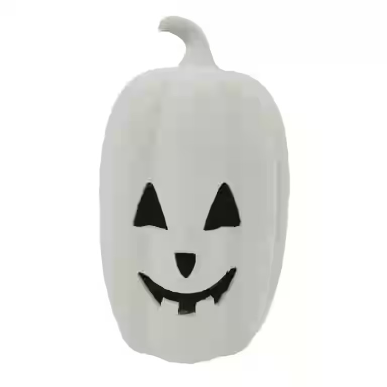 Clay Jack-o'-Lantern Tabletop Decor,Brown, 6.29",Harvest Party Supply,Hallowmas Handcrafted Jack-... | Walmart (US)