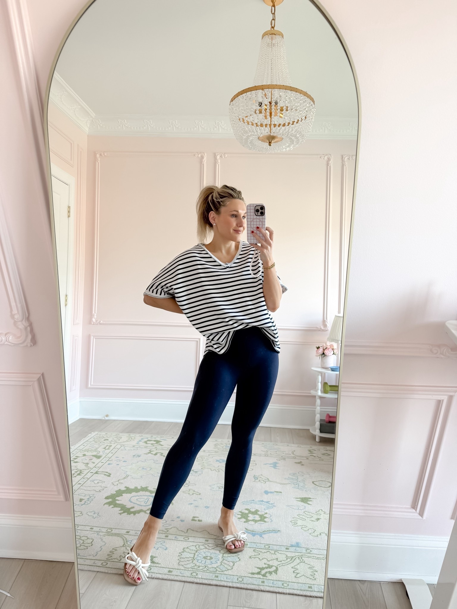 ootd
Mersea short sleeve sweatshirt
Nautical
Navy outfit
Athleisure
Amzon sale
Bow sandal


#LTKActive #LTKHome #LTKootd