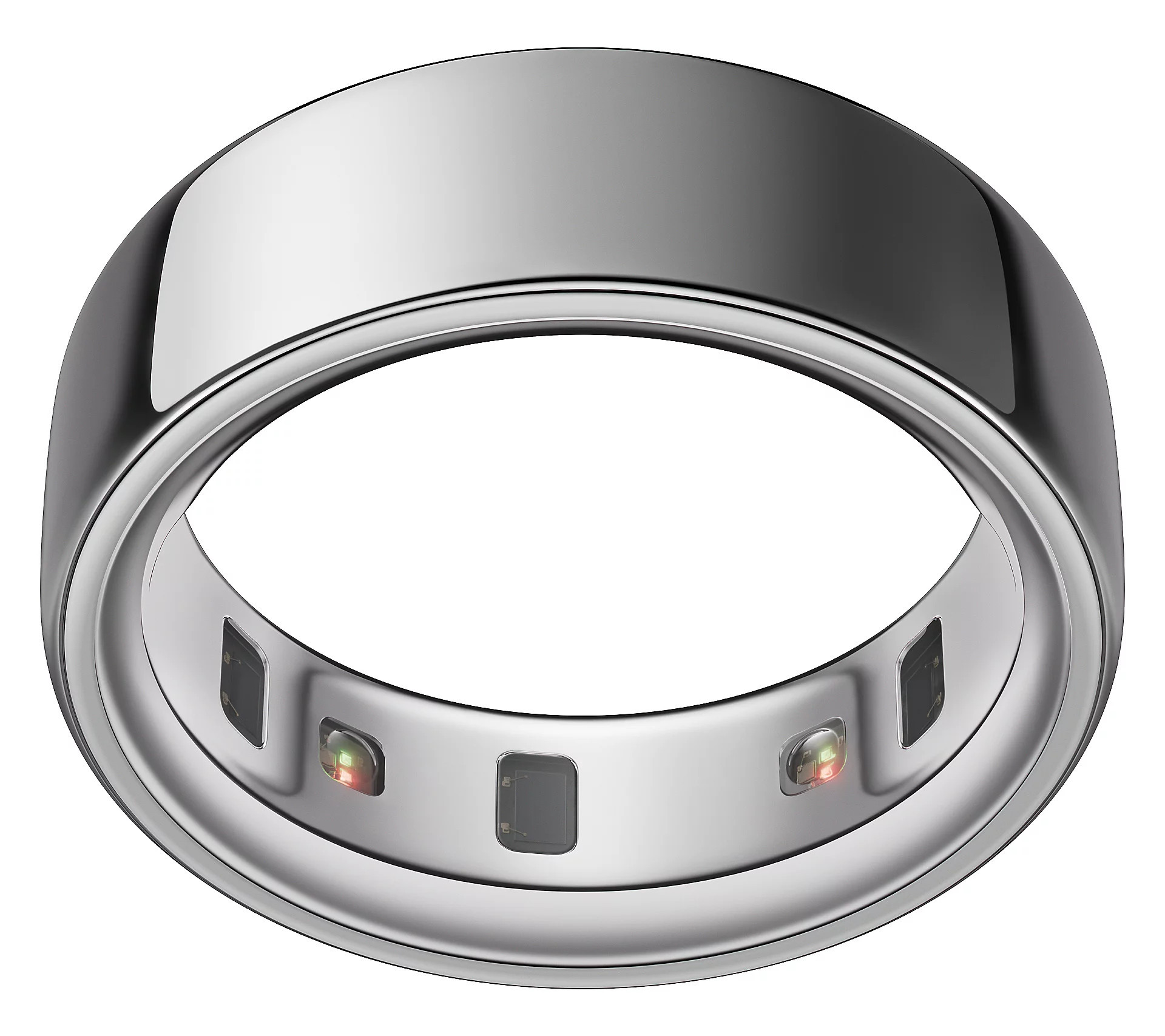Oura Ring 4 Silver Color Titanium Smart Ringw/2Charging Docks | QVC